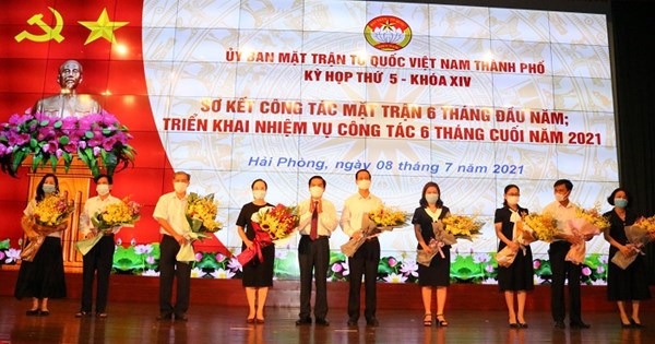 Kỳ họp thứ 5, khóa XIV Ủy ban MTTQ Việt Nam thành phố Hải Phòng