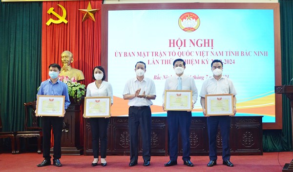 Hội nghị Ủy ban MTTQ Việt Nam tỉnh Bắc Ninh lần thứ 5, khóa XIII, nhiệm kỳ 2019-2024