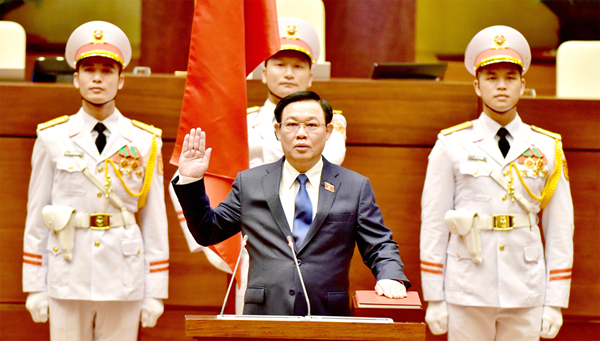 Chủ tịch Quốc hội Vương Đình Huệ tuyên thệ nhậm chức 
