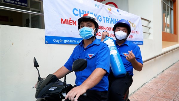 Những “ATM - oxy” mang theo thông điệp “Trao oxy – nối dài sự sống” ở thành phố Hồ Chí Minh