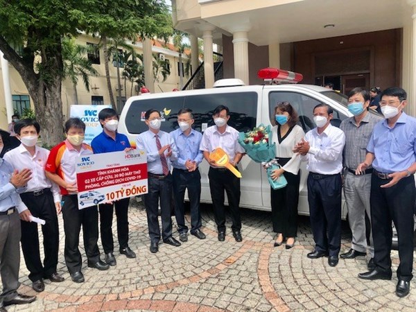 Khánh Hòa tiếp nhận nhiều trang thiết bị y tế hỗ trợ tỉnh phòng, chống dịch