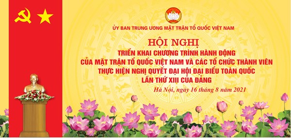 Thông tin báo chí “Hội nghị triển khai Chương trình hành động của MTTQ Việt Nam và các tổ chức thành viên thực hiện Nghị quyết Đại hội đại biểu toàn quốc lần thứ XIII của Đảng“