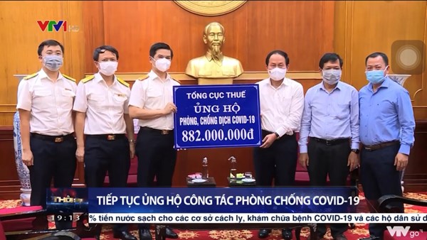 Tiếp tục thêm nhiều tấm lòng ủng hộ công tác phòng, chống dịch