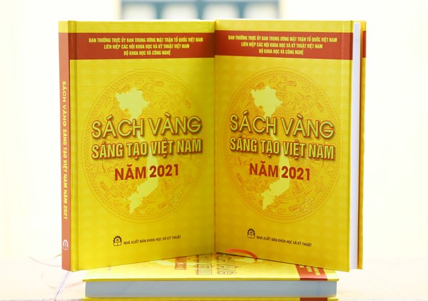 Thông tin báo chí giới thiệu 76 công trình, giải pháp đăng trong Sách vàng Sáng tạo Việt Nam năm 2021