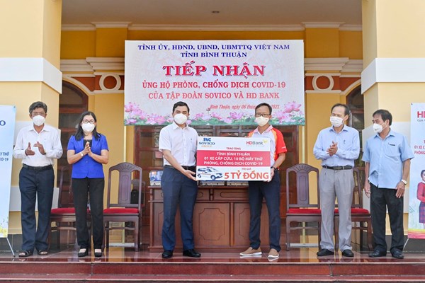 Ủy ban MTTQ tỉnh Bình Thuận tiếp nhận trên 53 tỷ đồng ủng hộ công tác phòng, chống dịch