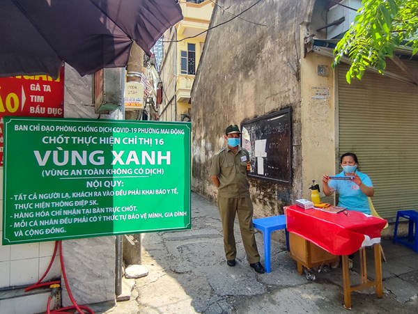 Hà Nội: Tiếp tục củng cố các “pháo đài” chống dịch ở cơ sở 
