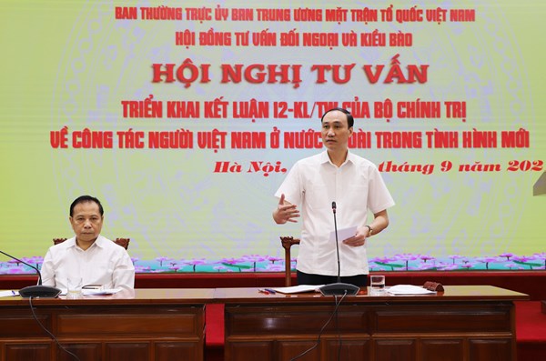 Khẳng định vai trò của Hội đồng Tư vấn trong kết nối tâm tư, nguyện vọng của người Việt Nam ở nước ngoài