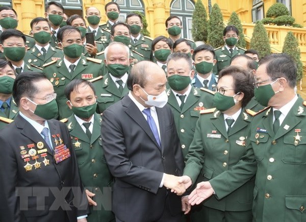 Chủ tịch nước gặp gỡ đại biểu Hiệp hội Doanh nhân Cựu chiến binh Việt Nam
