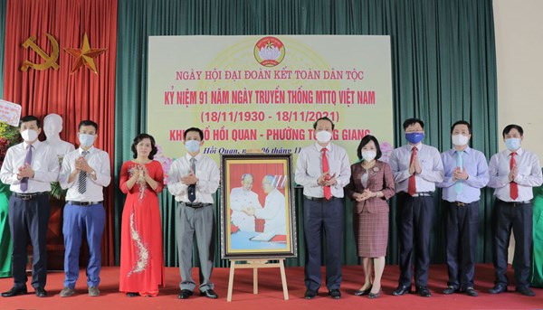 Ngày hội Đại đoàn kết toàn dân tộc trên quê hương Quan họ