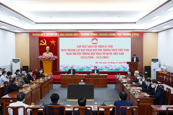 Trân trọng những đóng góp của lãnh đạo MTTQ Việt Nam qua các thời kỳ