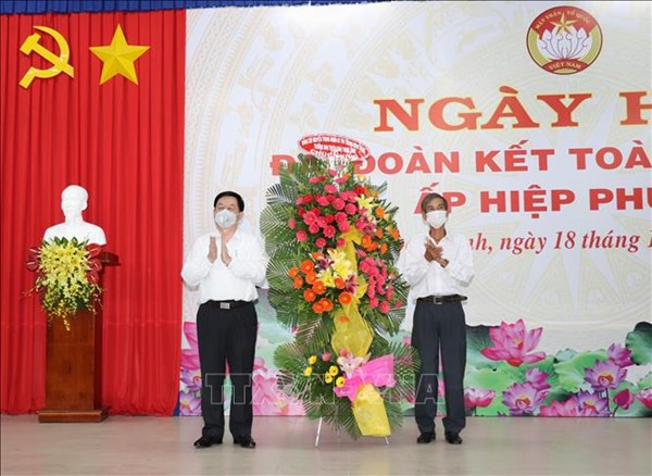 Ngày hội Đại đoàn kết toàn dân tộc tại ấp Hiệp Phước (Tây Ninh)