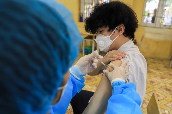 25 tỉnh, thành phố đã tiêm vaccine phòng COVID-19 cho trẻ em