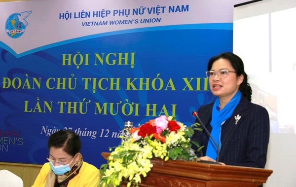 Hội nghị Đoàn Chủ tịch Trung ương Hội LHPN Việt Nam chuẩn bị nội dung trình Hội nghị Ban Chấp hành lần thứ 12
