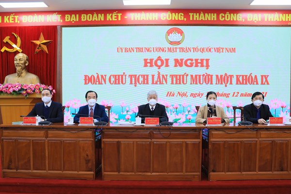 Hội nghị Đoàn Chủ tịch UBTƯ MTTQ Việt Nam lần thứ 11, khóa IX