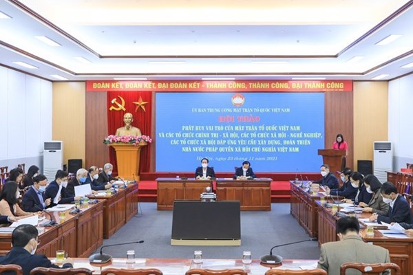 Phát huy vai trò của MTTQ Việt Nam và nhân dân trong xây dựng, hoàn thiện Nhà nước pháp quyền xã hội chủ nghĩa Việt Nam - Những vấn đề đặt ra