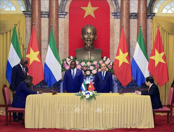 Tăng cường quan hệ hợp tác hữu nghị Việt Nam-Sierra Leone