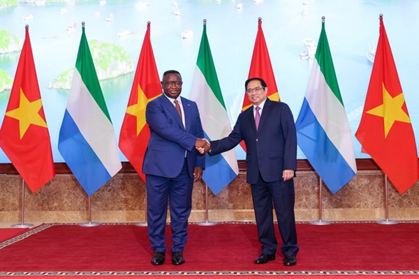 Tổng thống Sierra Leone: Đặc biệt ngưỡng mộ và mong muốn Việt Nam chia sẻ kinh nghiệm trong nông nghiệp