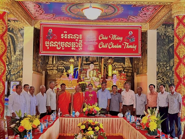 Đồng bào Khmer Kiên Giang đón Tết cổ truyền Chôl Chnăm Thmây đoàn kết và ấm áp