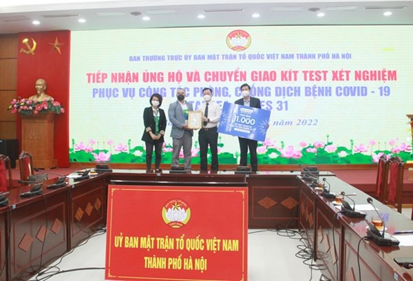 Hà Nội: Tiếp nhận 11.000 kít test xét nghiệm phục vụ SEA Games 31