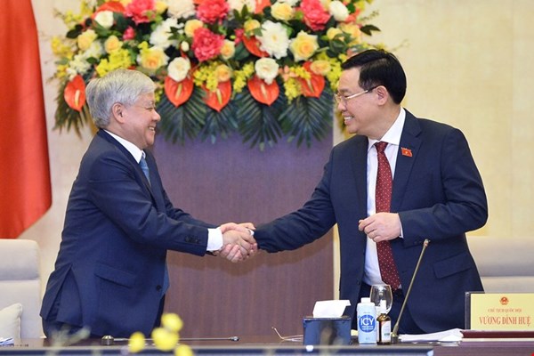 Hội nghị liên tịch thường niên giữa Ủy ban Thường vụ Quốc hội và Đoàn Chủ tịch Ủy ban Trung ương MTTQ Việt Nam