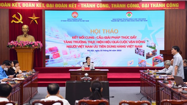 Giải pháp thúc đẩy tăng trưởng và thực hiện hiệu quả Cuộc vận động “Người Việt Nam ưu tiên dùng hàng Việt Nam”