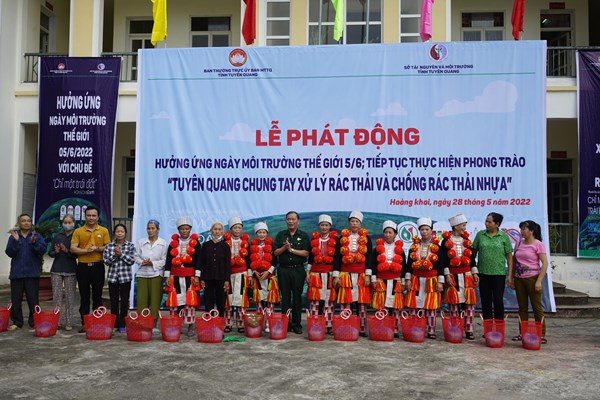 MTTQ tỉnh Tuyên Quang phối hợp tổ chức Lễ phát động hưởng ứng Ngày Môi trường thế giới 5-6