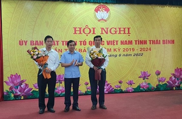 Ủy ban Mặt trận Tổ quốc Việt Nam tỉnh Thái Bình có tân Chủ tịch 