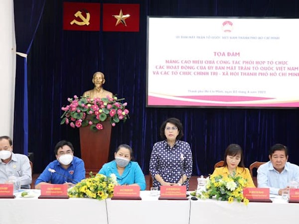 Thành phố Hồ Chí Minh: Cụ thể hóa các chương trình phối hợp giữa MTTQ và các tổ chức chính trị - xã hội
