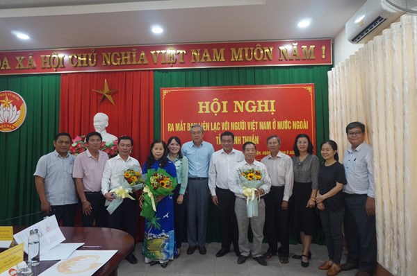 Ra mắt Ban liên lạc với người Việt Nam ở nước ngoài tỉnh Ninh Thuận