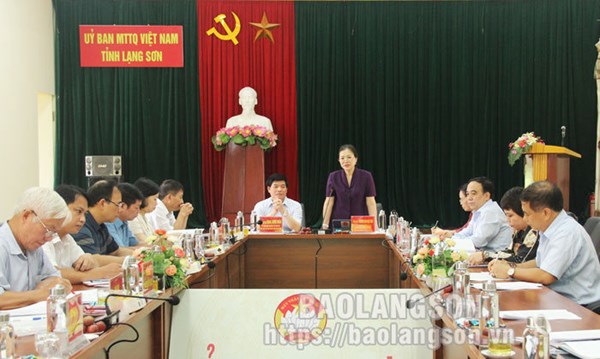 Phó Chủ tịch Trương Thị Ngọc Ánh kiểm tra việc thực hiện Kết luận số 01 về công tác dân tộc tại tỉnh Lạng Sơn