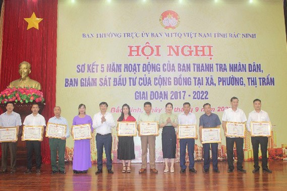 Bắc Ninh: Sơ kết 5 năm hoạt động của Ban Thanh tra nhân dân, Ban Giám sát đầu tư của cộng đồng