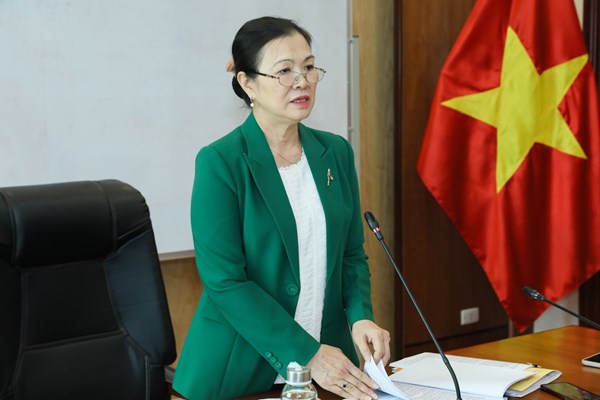 Phó Chủ tịch Trương Thị Ngọc Ánh chủ trì Hội nghị trực tuyến toàn quốc về công tác Phong trào