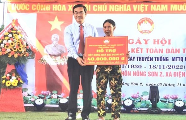 Quảng Nam, Quảng Ngãi: Sôi nổi Ngày hội Đại đoàn kết toàn dân tộc'