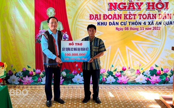 Bình Định: Ngày hội Đại đoàn kết toàn dân tộc tại xã An Quang, huyện An Lão