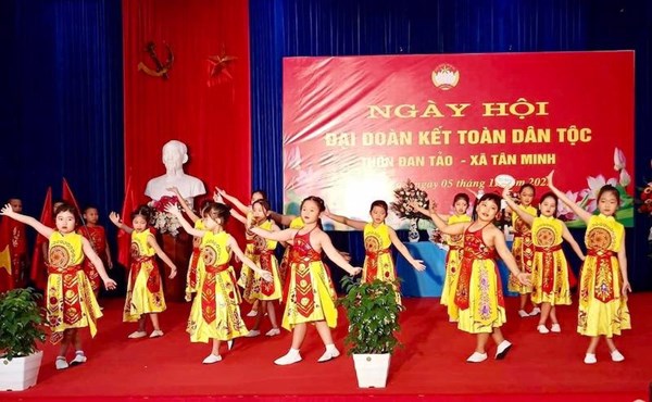 Hà Nội: Các khu dân cư hân hoan tổ chức Ngày hội đại đoàn kết toàn dân tộc