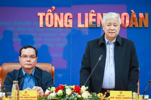 Ban Chỉ đạo Trung ương Tổng kết Nghị quyết số 23-NQ/TW làm việc với Đảng đoàn Tổng Liên đoàn Lao động Việt Nam