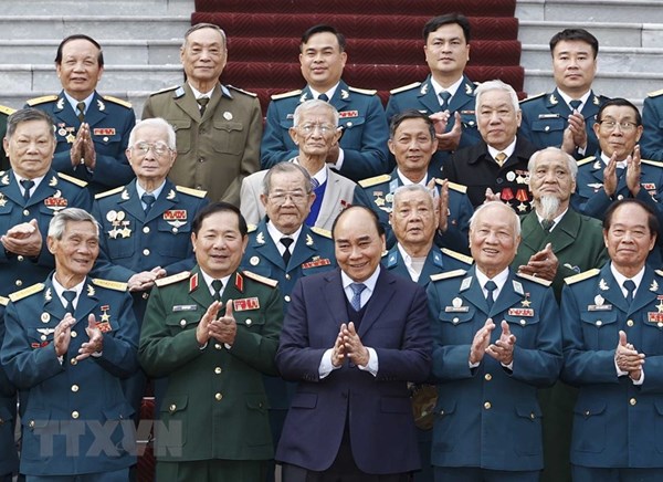Chủ tịch nước gặp mặt Ban liên lạc Cựu chiến binh Bộ đội Tên lửa Phòng không và Sư đoàn 361