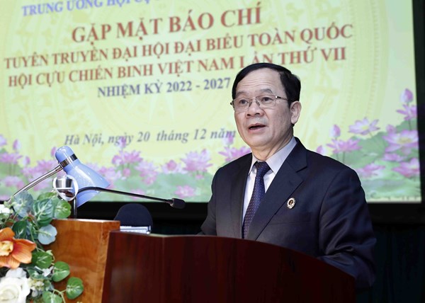 Đại hội đại biểu toàn quốc Hội Cựu chiến binh Việt Nam diễn ra từ 29 - 31/12 