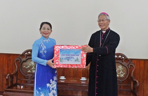 Bình Định: Thăm và chúc mừng Tòa giám mục Quy Nhơn nhân dịp Giáng Sinh 2022