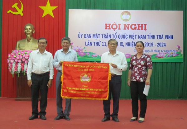 Hội nghị Ủy ban MTTQ Việt Nam tỉnh Trà Vinh lần thứ 11, khóa IX, nhiệm kỳ 2019-2024