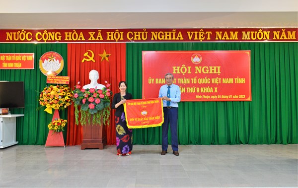 Hội nghị Ủy ban MTTQ Việt Nam tỉnh Ninh Thuận lần thứ 9, nhiệm kỳ 2019 – 2024