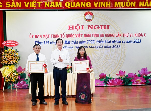 Hội nghị lần thứ sáu Ủy ban MTTQ Việt Nam tỉnh An Giang, nhiệm kỳ 2019-2024