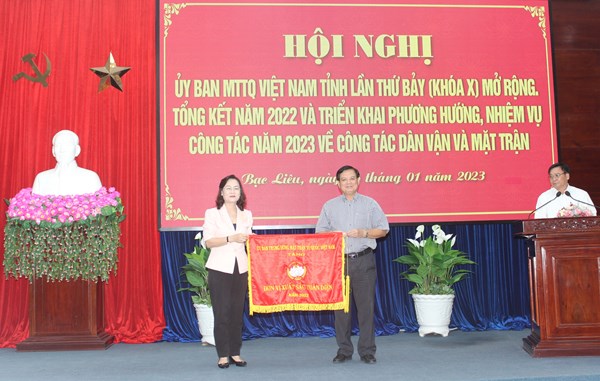 Hội nghị lần thứ bảy Ủy ban MTTQ Việt Nam tỉnh Bạc Liêu, nhiệm kỳ 2019-2024