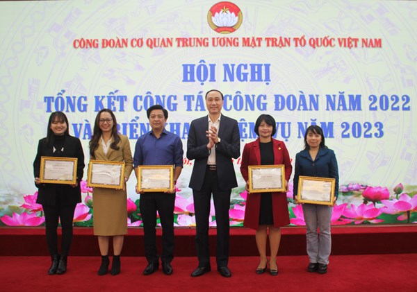 Tổng kết Công đoàn cơ quan Trung ương MTTQ Việt Nam năm 2022