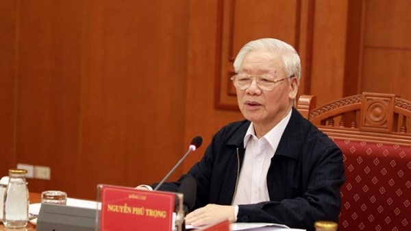 Tổng Bí thư Nguyễn Phú Trọng chủ trì họp Ban Bí thư xem xét, thi hành kỷ luật cán bộ