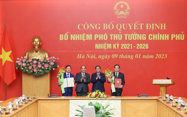 Thủ tướng Chính phủ Phạm Minh Chính ký Quyết định phân công nhiệm vụ của các Phó Thủ tướng Chính phủ