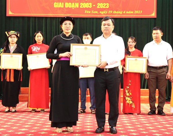 Tuyên Quang: Ủy ban MTTQ huyện Yên Sơn tổ chức hội nghị tổng kết 20 năm Ngày hội Đại đoàn kết toàn dân tộc