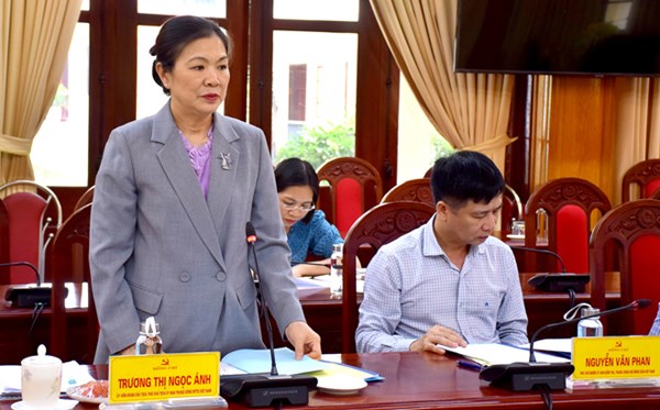 Phó Chủ tịch Trương Thị Ngọc Ánh kiểm tra, khảo sát việc thực hiện Nghị quyết liên tịch số 403 tại tỉnh Yên Bái