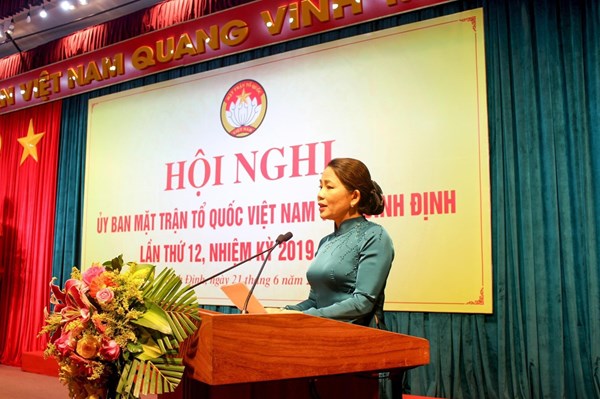 Bình Định: Hội nghị Ủy ban MTTQ Việt Nam tỉnh lần thứ 12, khóa XI