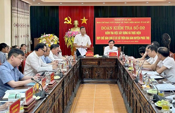 Thực hiện tốt Quy chế dân chủ ở cơ sở tại Hà Nội: Tạo động lực hoàn thành mọi nhiệm vụ